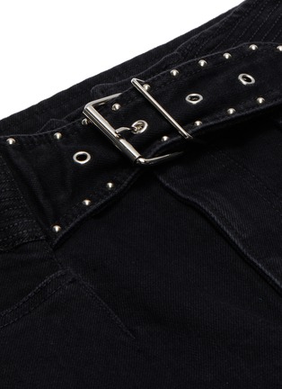 - GRLFRND - 'Alivia' stud buckle belt jeans