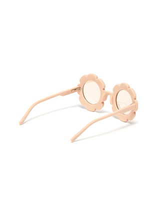 Figure View - Click To Enlarge - SONS + DAUGHTERS - 'Pixie' flower frame mirror effect kids sunglasses