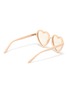 Figure View - Click To Enlarge - SONS + DAUGHTERS - 'Lola' heart frame mirror effect kids sunglasses