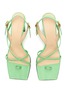 Detail View - Click To Enlarge - WANDLER - Elza' Square toe strappy slingback sandals