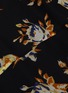  - VICTORIA BECKHAM - Floral print chain detail long sleeve midi dress