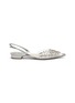 Main View - Click To Enlarge - RENÉ CAOVILLA - Crystal embellished point toe slingback flats