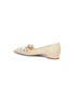  - RENÉ CAOVILLA - Veneziana' rose water opal and gold crystals embellished lace flats
