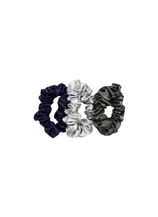 Main View - Click To Enlarge - SLIP - Slipsilk™ Scrunchies hair tie set– The Midnight Collection