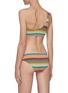 Back View - Click To Enlarge - SOLID & STRIPED - The Desi colour mosaic bikini top