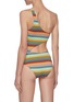 Back View - Click To Enlarge - SOLID & STRIPED - The Claudia colour mosaic one piece swimsuit
