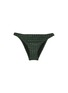 Main View - Click To Enlarge - SOLID & STRIPED - The Tati crocodile jacquard bikini bottom