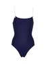 Main View - Click To Enlarge - SOLID & STRIPED - The Nina rope strap one piece swimsuit