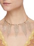 Figure View - Click To Enlarge - ROSANTICA - Graffiti' crystal embellished fringed necklace