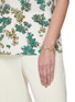 Figure View - Click To Enlarge - ROSANTICA - Utopia' bi colour crystal embellished bracelet