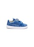 Main View - Click To Enlarge - PUMA - 'Monster Family' double velcro suede leather toddler sneakers