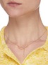 Figure View - Click To Enlarge - XIAO WANG - Elements' diamond 14K gold bead necklace