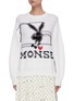 Main View - Click To Enlarge - MONSE - x Playboy embroidered sweater