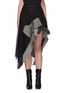 Main View - Click To Enlarge - MONSE - Panel asymmetric tulle skirt