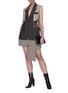 Figure View - Click To Enlarge - MONSE - Panel inside out sheer vest