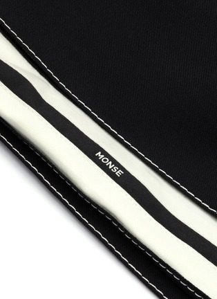  - MONSE - Side double stripe zipped panel pants