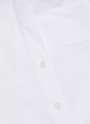  - MONSE - Twisted collar poplin shirt