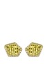 Main View - Click To Enlarge - JO HAYES WARD - 'Small 5 Sided Stratus' diamond 18k yellow gold stud earrings