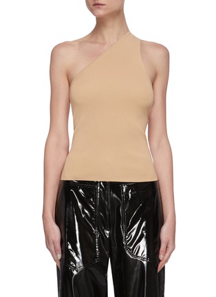 Main View - Click To Enlarge - TIBI - 'Giselle' one shoulder stretch camisole