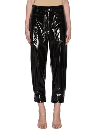 Main View - Click To Enlarge - TIBI - Sculpted patent leather pants