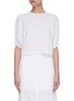 Main View - Click To Enlarge - TIBI - Shirred sleeve plisse top