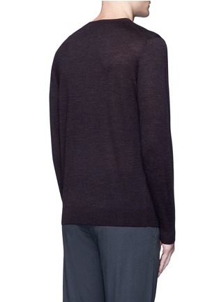 Back View - Click To Enlarge - ALTEA - Stripe virgin wool sweater