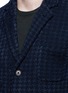 Detail View - Click To Enlarge - ALTEA - Bouclé houndstooth knit soft blazer