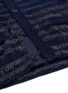 Detail View - Click To Enlarge - ALTEA - Bouclé stripe wool cardigan