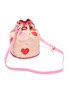 Figure View - Click To Enlarge - STELLA MCCARTNEY - Heart leather kids bucket bag