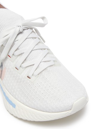 Detail View - Click To Enlarge - NIKE - React Infinity Run Flyknit' premium lace up sneakers