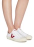 Figure View - Click To Enlarge - VEJA - 'Nova' canvas lace up sneakers