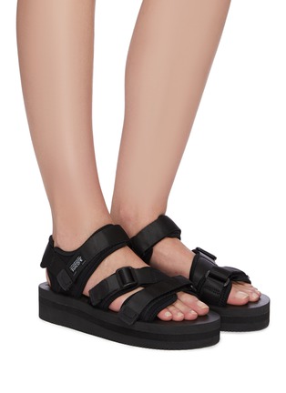 Figure View - Click To Enlarge - SUICOKE - Strappy platform sandals