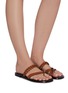 Figure View - Click To Enlarge - LOEWE - 'Paula' braided flat sandals