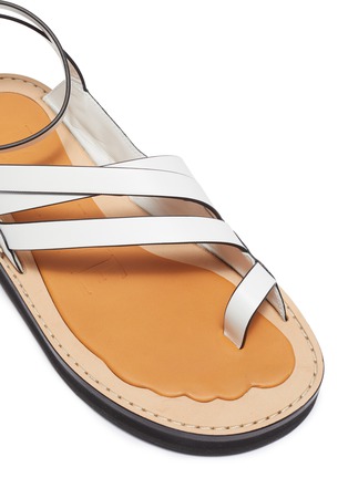 Detail View - Click To Enlarge - LOEWE - Paula's Ibiza' stud embellished strappy sandals