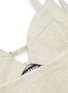 Detail View - Click To Enlarge - JACQUEMUS - 'La Robe Valerie' fray outseam sleeveless dress