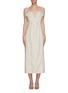 Main View - Click To Enlarge - JACQUEMUS - 'La Robe Valerie' fray outseam sleeveless dress