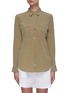 Main View - Click To Enlarge - EQUIPMENT - Slim Signature chest pocket silk shirt