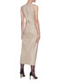 Back View - Click To Enlarge - 16ARLINGTON - Akiko sleeveless Nappa leather dress
