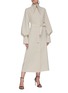 Figure View - Click To Enlarge - 16ARLINGTON - Namika' oversized collar belted coat