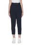 Main View - Click To Enlarge - PORTSPURE - Belted tapered tailored pants