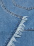 Detail View - Click To Enlarge - PORTSPURE - Asymmetric front slit denim skirt