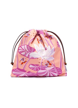 Main View - Click To Enlarge - LOEWE - 'Paula's Ibiza' waterlily print canvas pouch