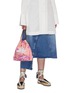 Figure View - Click To Enlarge - LOEWE - 'Paula's Ibiza' waterlily print canvas pouch