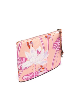 Detail View - Click To Enlarge - LOEWE - 'Paula's Ibiza' waterlily print oblong pouch