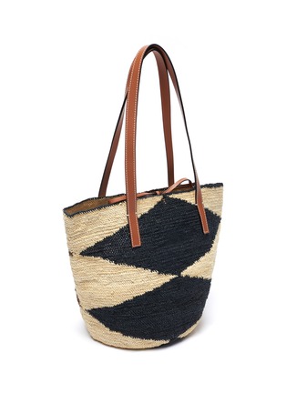 Detail View - Click To Enlarge - LOEWE - 'Paula's Ibiza Shigra' woven agave shoulder bag