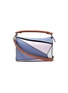 Main View - Click To Enlarge - LOEWE - 'Paula's Ibiza Puzzle' colourblock small leather bag