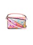 Main View - Click To Enlarge - LOEWE - 'Paula's Ibiza Puzzle' waterlily print leather bag