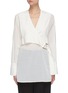 Main View - Click To Enlarge - 3.1 PHILLIP LIM - Wrap around waist voile blouse