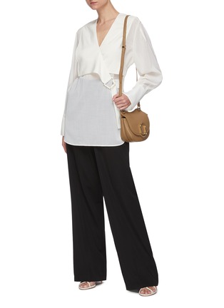 Figure View - Click To Enlarge - 3.1 PHILLIP LIM - Wrap around waist voile blouse