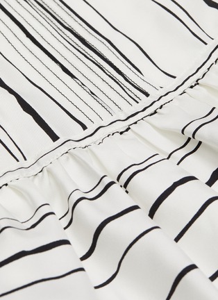 Detail View - Click To Enlarge - 3.1 PHILLIP LIM - Stripe high low hem sleeveless dress